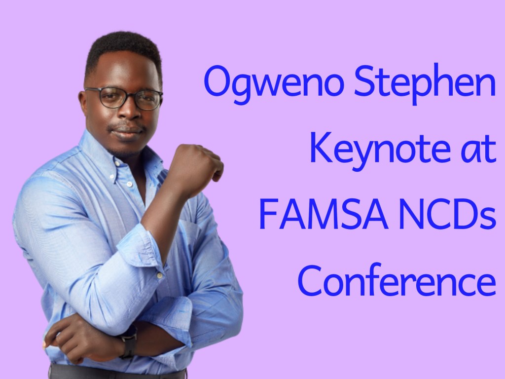 OGWENO STEPHEN GIVES A KEYNOTE SPEECH AT THE FAMSA CONFERENCE WEBINAR ON THE STATE OF NCDS&nbsp;20-8-2021