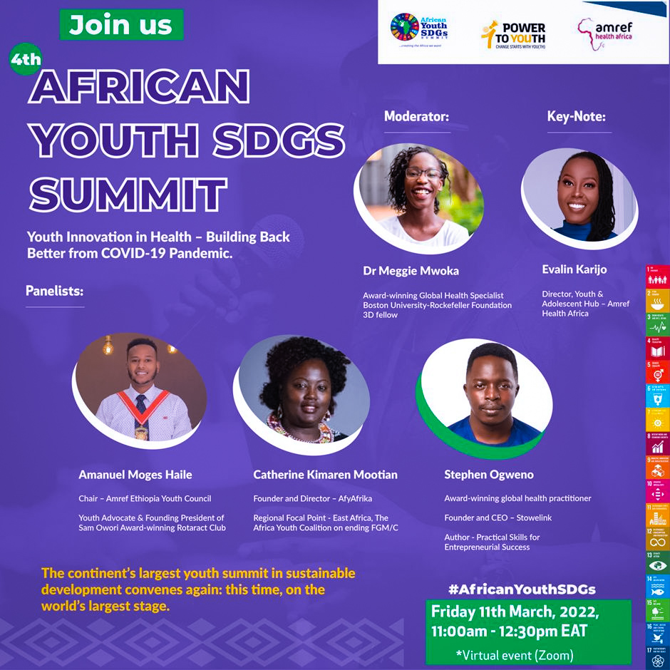 OGWENO STEPHEN SPEAKS AT THE 4TH AFRICAN YOUTH SDGS&nbsp;SUMMIT