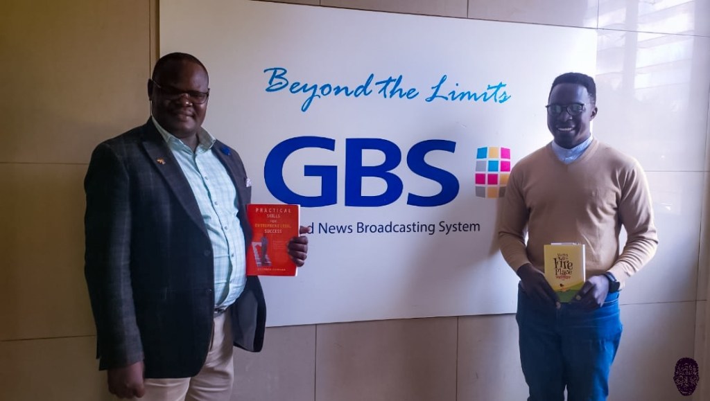 OGWENO STEPHEN GETS A TOUR OF GBS TV STATION AHEAD OF THE LAUNCH OF HIS NEW&nbsp;BOOK