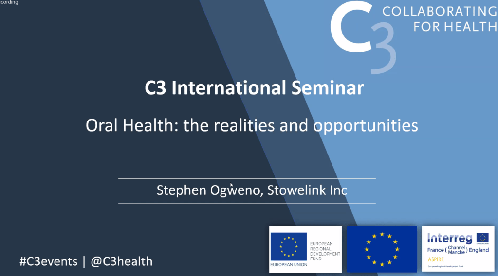 OGWENO STEPHEN HOSTS A GLOBAL SEMINAR ON ORAL HEALTH IN COLLABORATION WITH C3 FOR HEALTH –&nbsp;UK