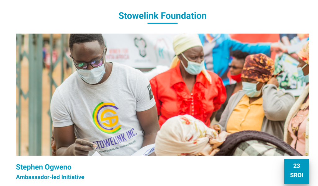 Ogweno Stephen Recognized in the prestigious One Young World Impact Report&nbsp;2023