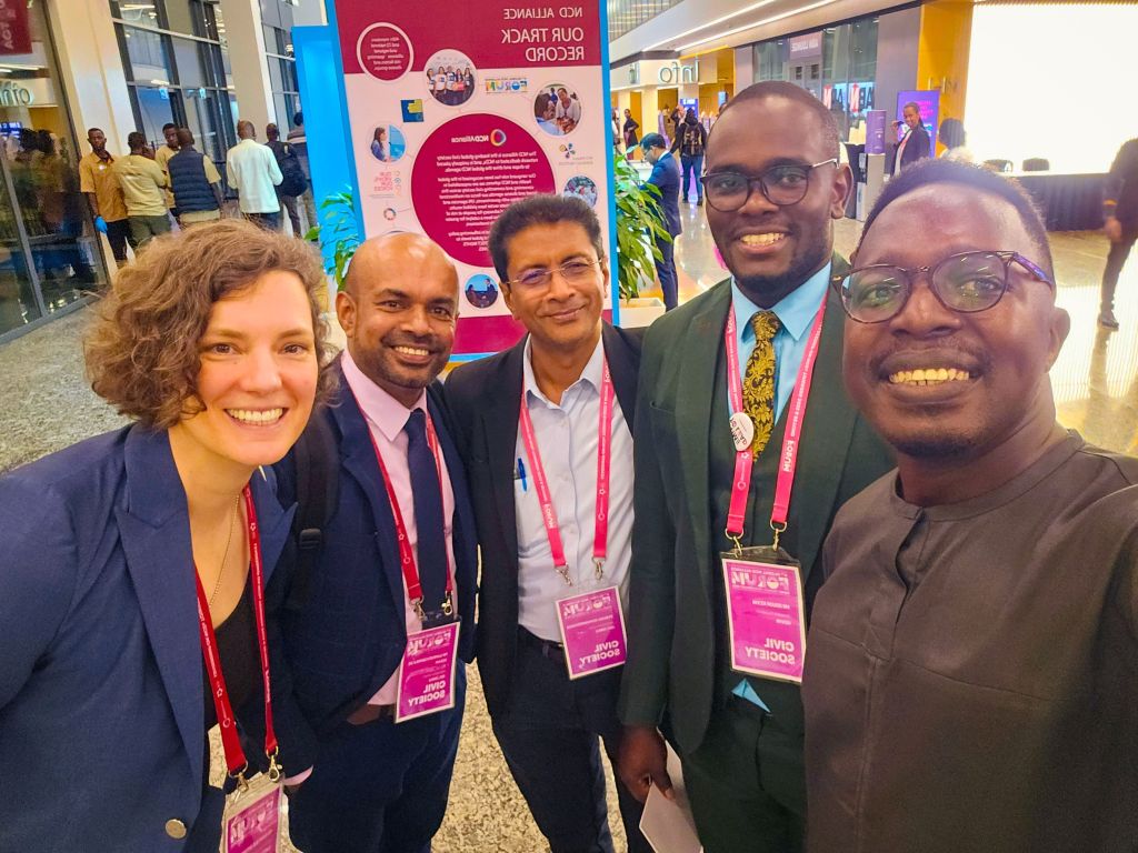 Ogweno Stephen at the 4th Global NCD Alliance Forum: Meeting Friends, Advocates, and NCDs&nbsp;Enthusiasts